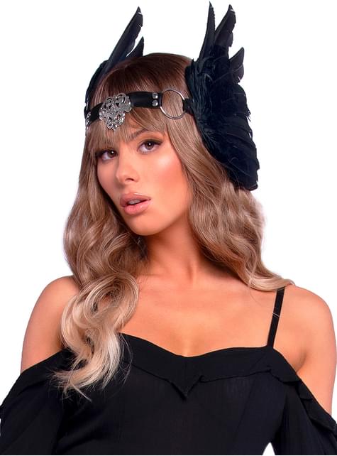 Diadema de Valkiria negra - Leg Avenue | Funidelia