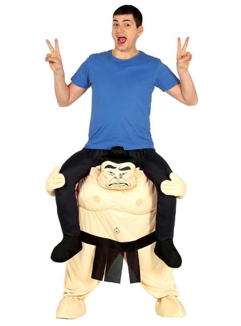 Disfraz a hombros de sumo para adulto - Guirca | Funidelia