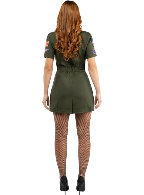 Disfraz aviadora Top Gun para mujer - Funiglobal | Funidelia