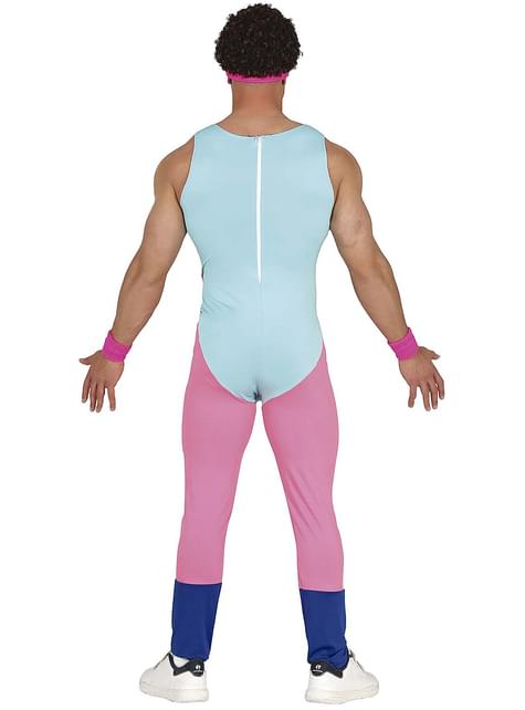 Disfraz de aerobic años 80 con sorpresa para hombre - Guirca | Funidelia