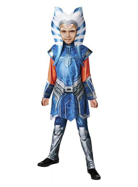 Disfraz de Ahsoka para niña - The Clone Wars - Rubies UK | Funidelia