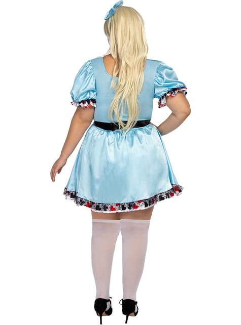 Disfraz de Alicia Deluxe para mujer talla grande - Funiglobal | Funidelia