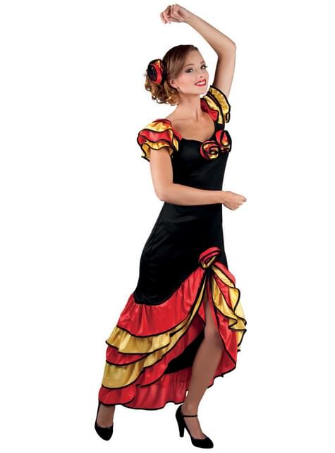 Disfraz de andaluza elegante para mujer - Boland | Funidelia