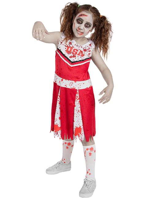 Disfraz de animadora zombie para niña - Funiglobal | Funidelia