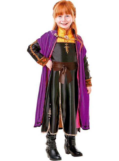 Disfraz de Anna Frozen Premium para niña - Frozen 2 - Rubies UK | Funidelia