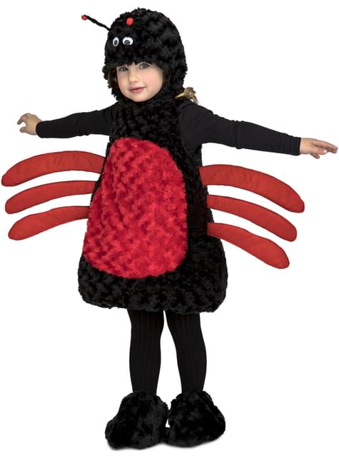 Disfraz de araña de peluche negro infantil - My Other Me | Funidelia