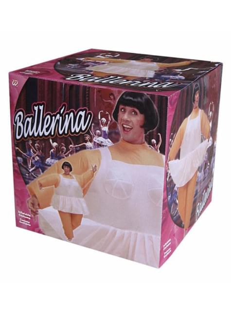 Disfraz de bailarina hinchable para hombre
