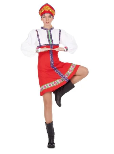 Disfraz de bailarina rusa para mujer