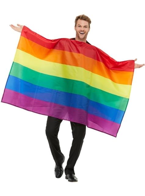 Disfraz de bandera del arcoíris para adulto - Smiffys | Funidelia