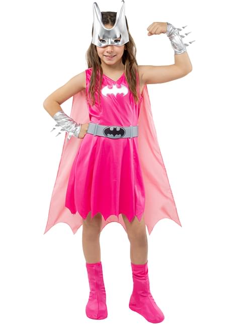 Disfraz de Batgirl rosa para niña - Funiglobal | Funidelia