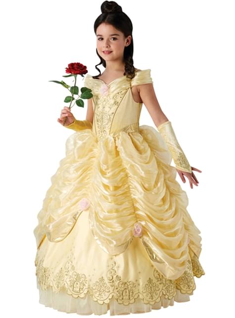 Disfraz de Bella Prestige para niña - La Bella y La Bestia - Rubies UK | Funidelia