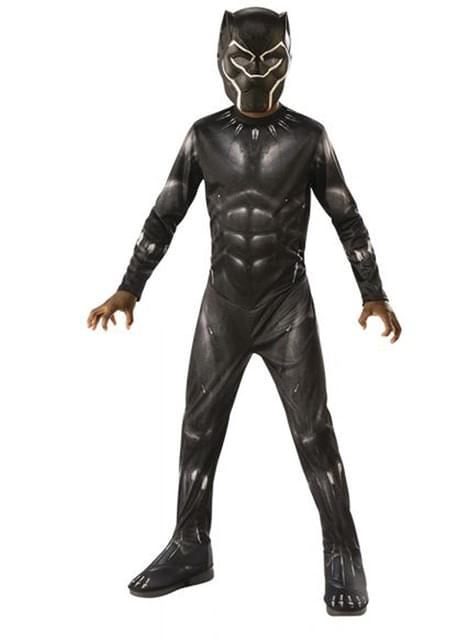 Disfraz de Black Panther para niño - Los Vengadores: Endgame - Rubies USA | Funidelia