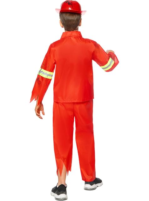 Disfraz de bombero zombie para niños - Funiglobal | Funidelia