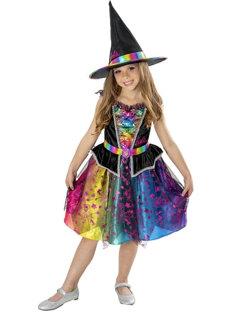 Disfraz de bruja Barbie para niña - Rubies UK | Funidelia