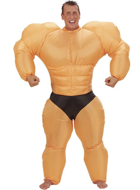 Disfraz de cachas hinchable para hombre