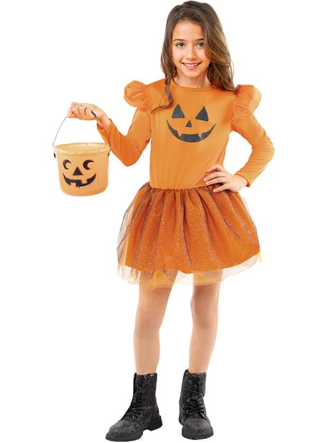 Disfraz de calabaza tutú para niña - Funiglobal | Funidelia