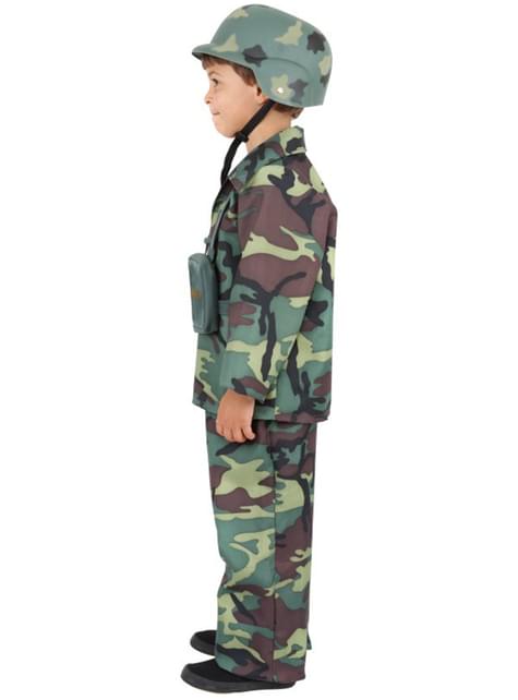 Disfraz de camuflaje del ejército para niño - Smiffys | Funidelia