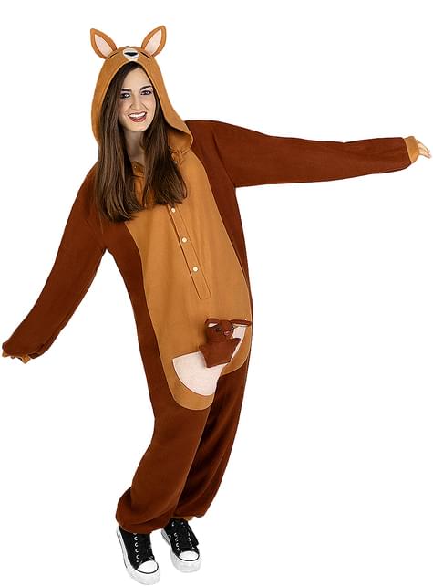 Disfraz de canguro onesie para adulto - Funiglobal | Funidelia