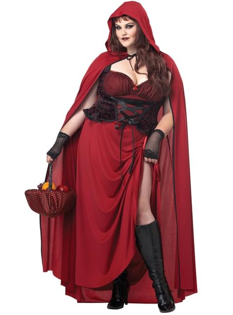 Disfraz de Caperucita oscura para mujer talla grande - California Costumes | Funidelia