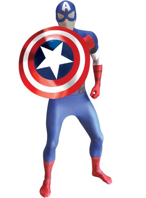 Disfraz de Capitán América Morphsuit