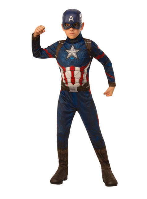 Disfraz de Capitán América para niño - Los Vengadores: Endgame - Rubies USA | Funidelia