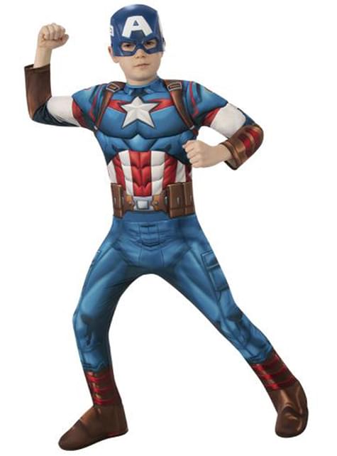 Disfraz de Capitán América para niños - Los Vengadores - Rubies USA | Funidelia
