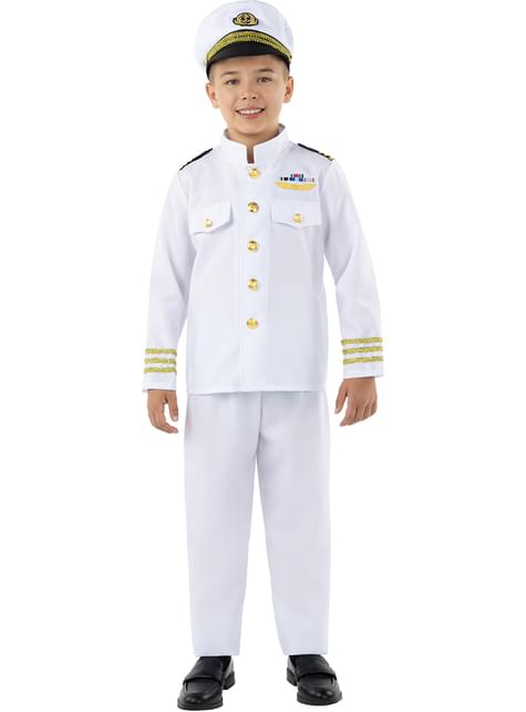 Disfraz de capitán de la marina para niño - Funiglobal | Funidelia