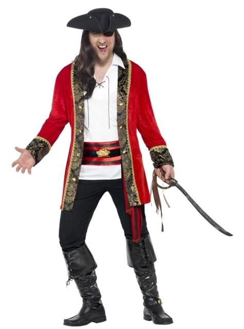 Disfraz de capitán pirata para hombre - Smiffys | Funidelia