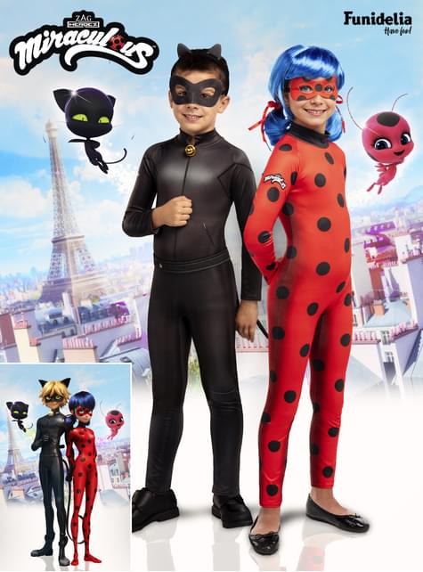 Disfraz de Cat Noir para niño - Miraculous Ladybug - Funiglobal | Funidelia