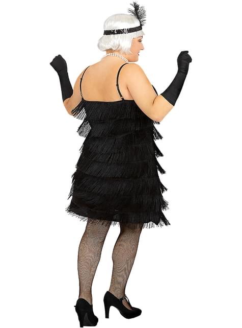 Disfraz de charlestón años 20 para mujer talla grande - Funiglobal | Funidelia