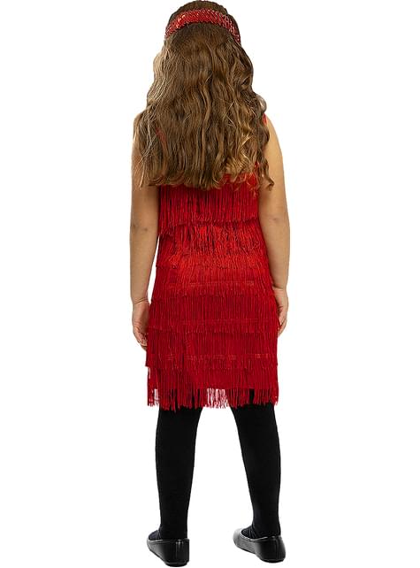 Disfraz de charlestón rojo para niña - Funiglobal | Funidelia