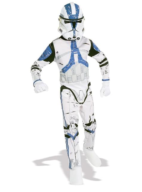 Disfraz de Clone Trooper Legión 501 Star Wars para niño