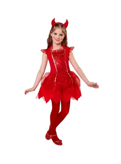 Disfraz de diablita coqueta para niña - Widmann | Funidelia