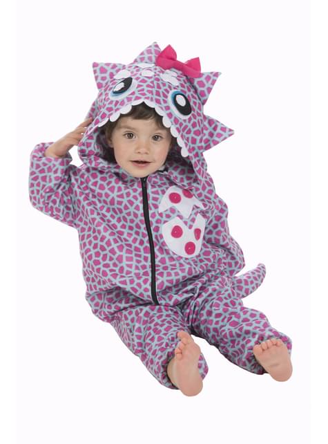 Disfraz de dinosaurio pink para bebé - Nines Onil | Funidelia