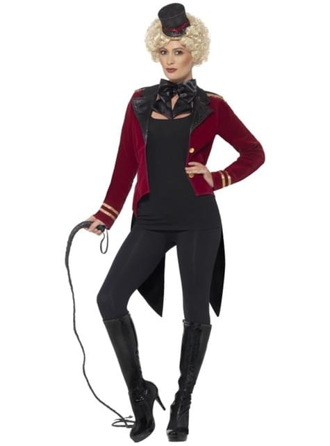 Disfraz de domador de circo rojo para mujer - Smiffys | Funidelia