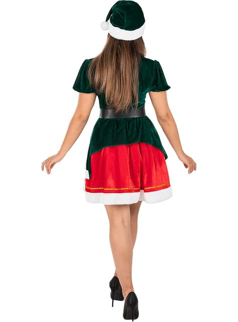 Disfraz de elfa navideña sexy para mujer - Funiglobal | Funidelia