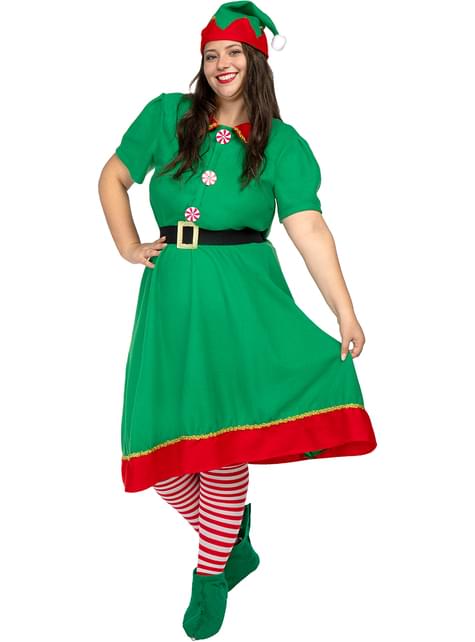 Disfraz de Elfa para mujer talla grande - Funiglobal | Funidelia