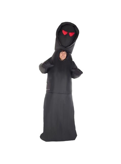 Disfraz de encapuchado con ojos rojos hinchable para hombre - Morphsuits | Funidelia