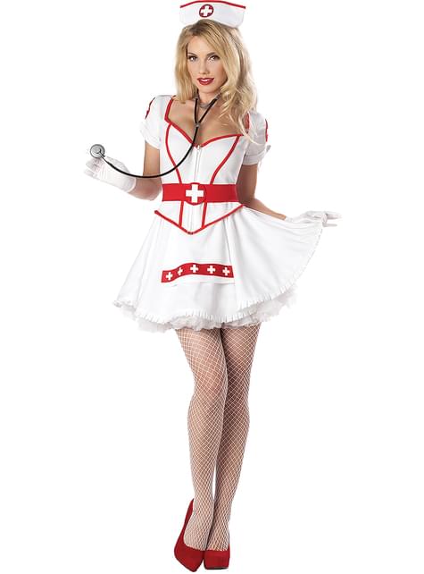 Disfraz de enfermera sexy Deluxe para mujer - California Costumes | Funidelia