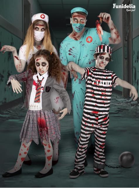 Disfraz de enfermera zombie para niña - Funiglobal | Funidelia