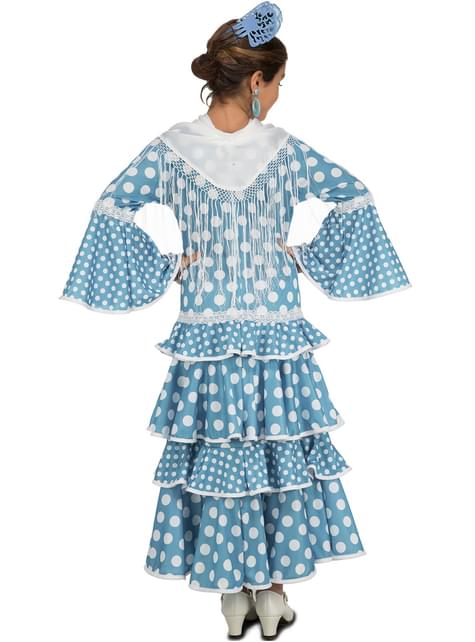 Disfraz de flamenca turquesa para niña - My Other Me | Funidelia