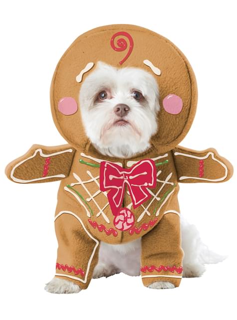 Disfraz de galleta de jengibre para perro - California Costumes | Funidelia