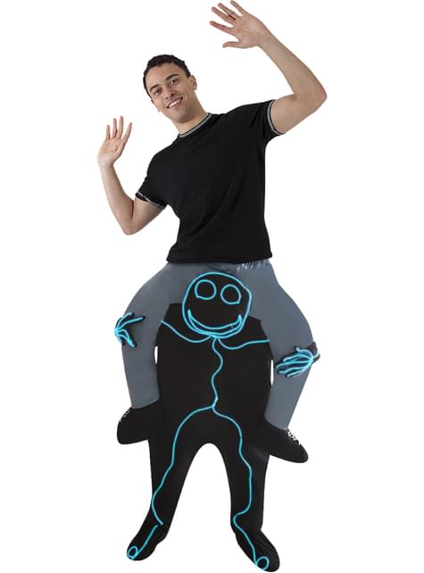Disfraz a hombros de Monigote para hombre - Morphsuits | Funidelia