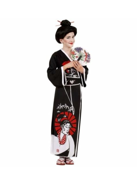 Disfraz de geisha para niña - Widmann | Funidelia