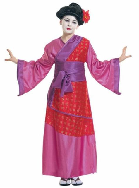Disfraz de geisha tradicional para niña - Widmann | Funidelia
