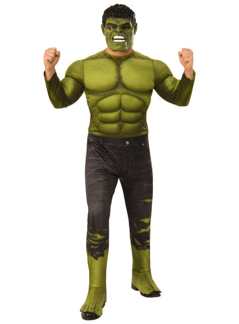 Disfraz de Hulk deluxe pantalón roto para hombre - Los Vengadores