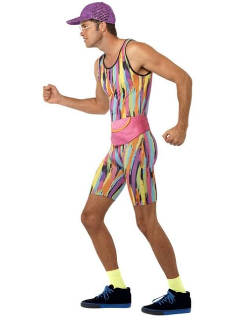 Disfraz Aerobic años 80 para hombre - Smiffys | Funidelia