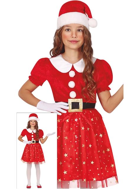 Disfraz de Mamá Noel tutú para niña - Guirca | Funidelia