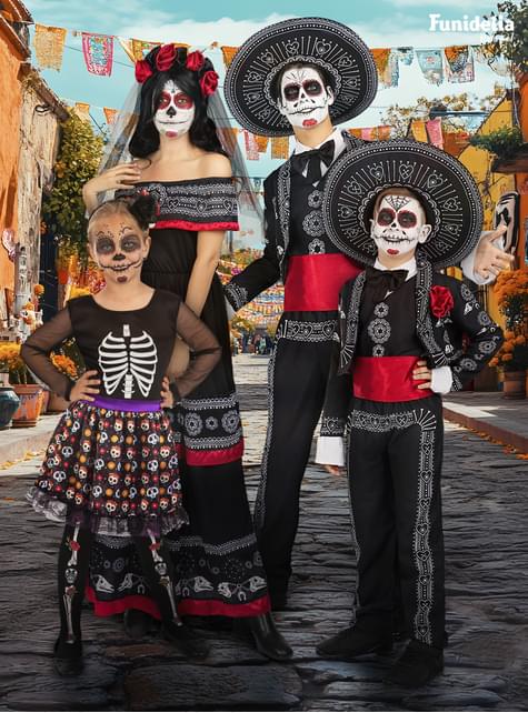 Disfraz de Día de los Muertos para niño - Funiglobal | Funidelia