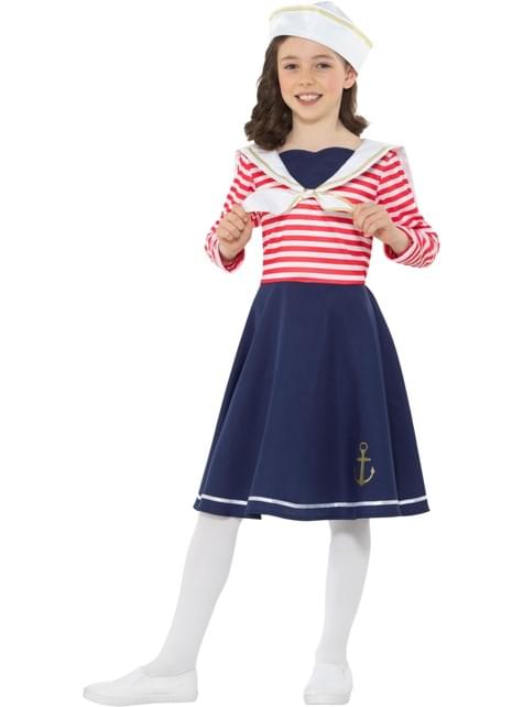 Disfraz de marinera para niña